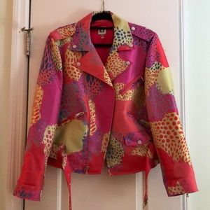 Anne Klein Animal Print Jacket